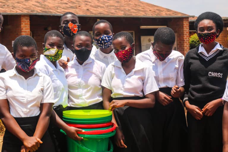 masks chayamba school girls